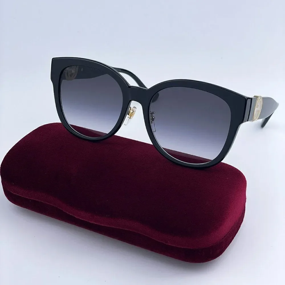 SALE! NEW Gucci GG1028SK 006 Black Grey Gradient Square Women Sunglasses
